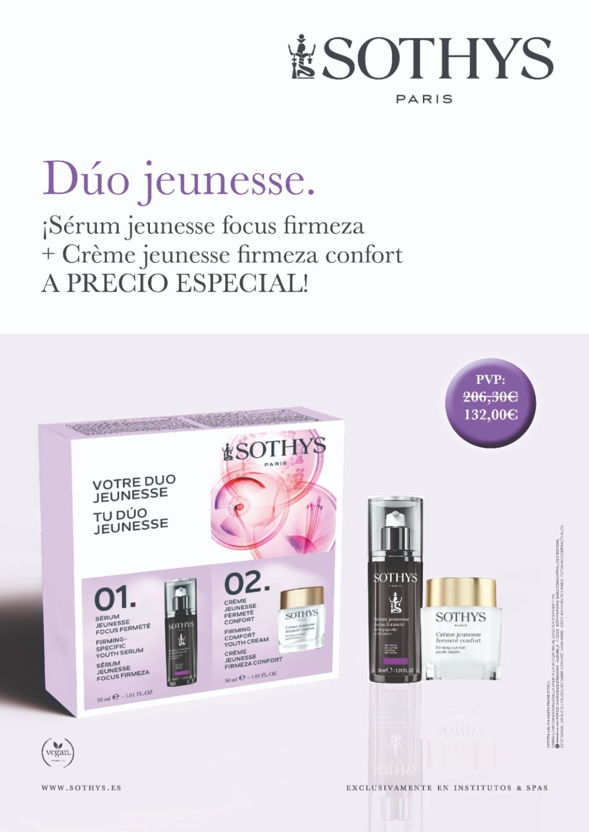 Cofre jeneusse Firmeza crema confort + serums